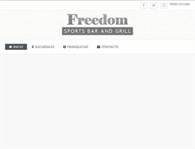 Tablet Screenshot of freedom.com.mx